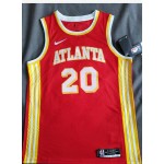 Maglia NBA 20 Collins Hawks 20-21 Rosso