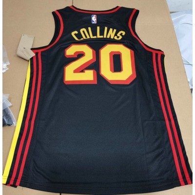 Maglia NBA 20 Collins Hawks Nero