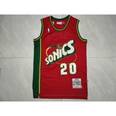 Maglia NBA 20 Gary Payton Supersonics 1997-98 Mitchell & Ness Rosso