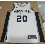 Maglia NBA 20 Ginobili Spurs Bianco