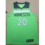 Maglia NBA 20 Okogie Timberwolves Verde Stampato