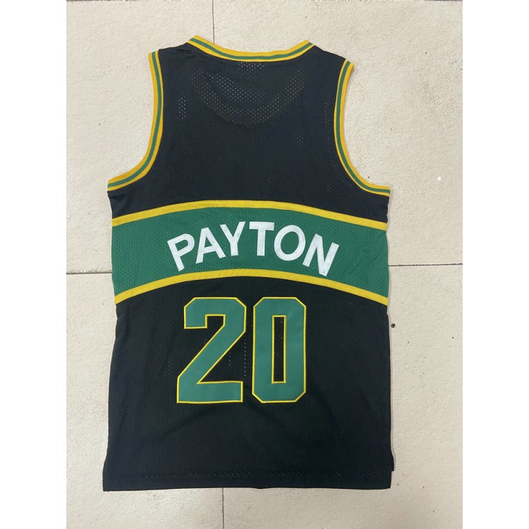 Maglia NBA 20 Payton SuperSonics Hardwood Classic Nero