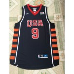 Maglia 2004 Lebron James 9 Athens Olympic Blu