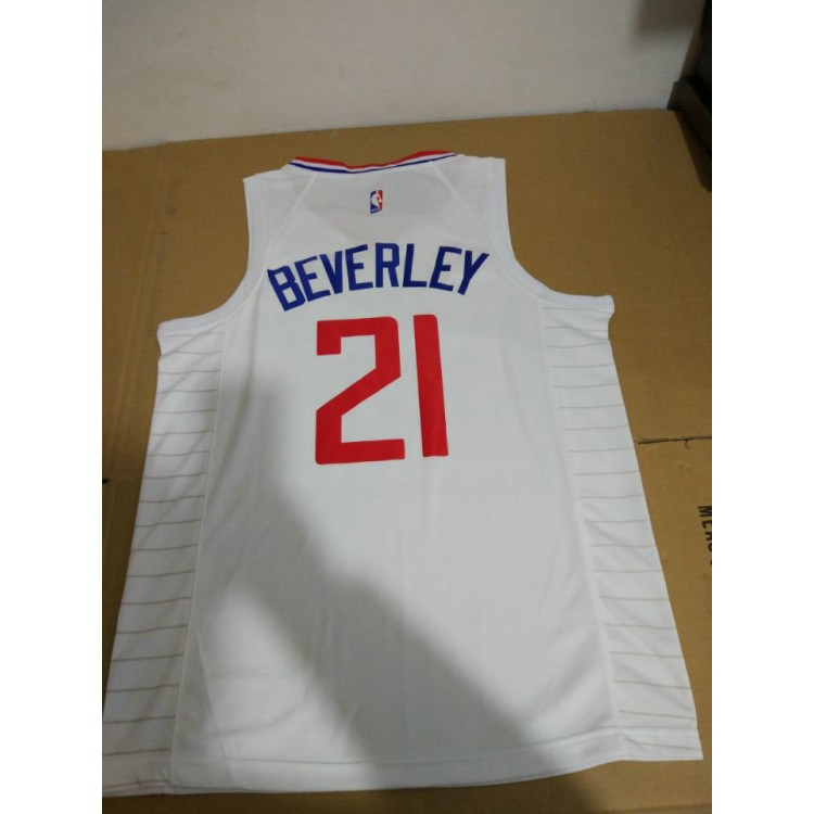 Maglia NBA 2017-18 Los Angeles Clippers 21 Patrick Beverley Association Bianco Swingman