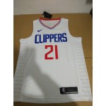 Maglia NBA 2017-18 Los Angeles Clippers 21 Patrick Beverley Association Bianco Swingman