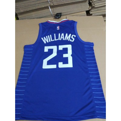 Maglia NBA 2017-18 Los Angeles Clippers 23 Lou Williams Icon Blu Swingman