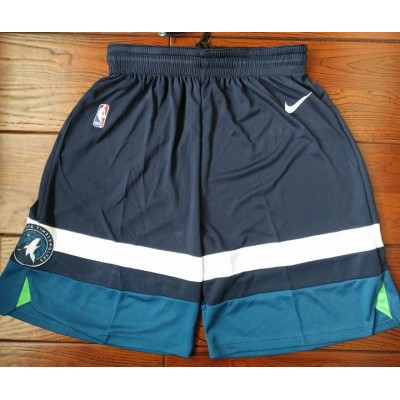 Maglia NBA 2018 Minnesota Timberwolves Pantaloncini Blu