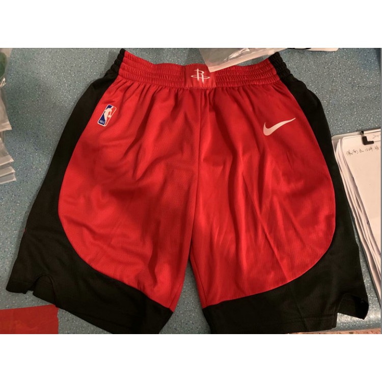 Maglia NBA 2019 Houston Rockets Pantaloncini Rosso Stampato