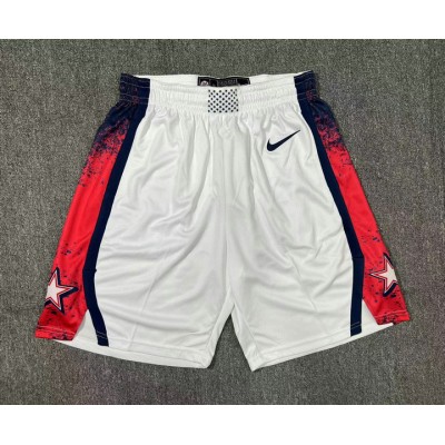 Maglia 2024 Olympic Games USA Team Bianco Pantaloncini Fan Edition Uomo