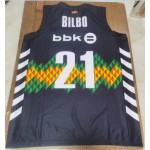 21 Bilbao Basket 2023-2024 Nero Maglia Uomo