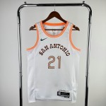 Maglia NBA 21 Duncan Spurs 2023-24 city Bianco Stampato