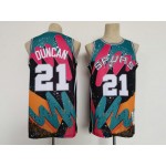 Maglia NBA 21 Duncan Spurs hip hop version