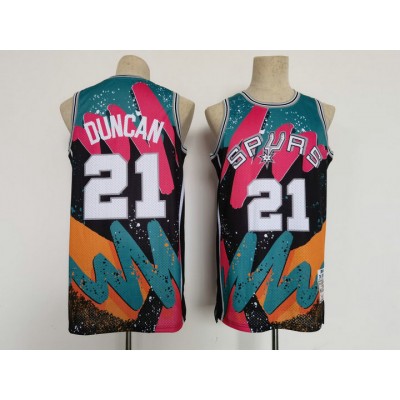 Maglia NBA 21 Duncan Spurs hip hop version