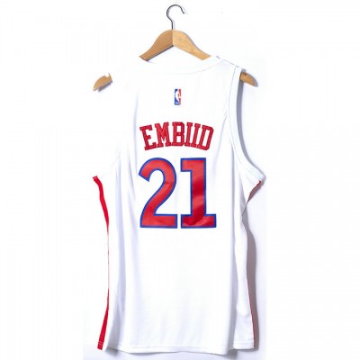 Maglia #21 Embiid 76ers 22-23 city Ricamato