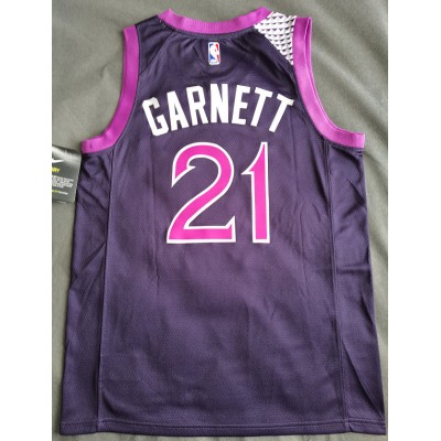 Maglia NBA 21 Garnett Timberwolves 2019-20 city Viola