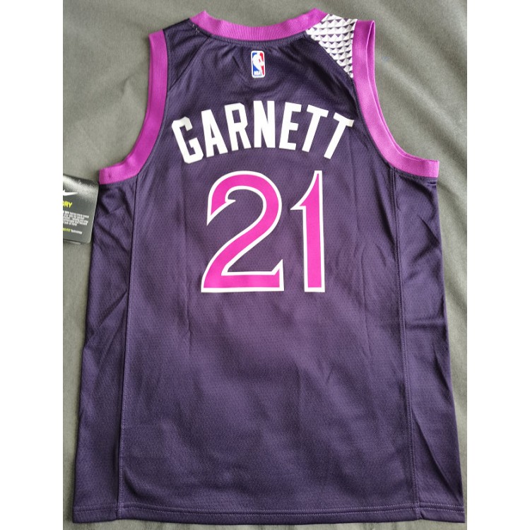 Maglia NBA 21 Garnett Timberwolves 2019-20 city Viola