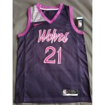 Maglia NBA 21 Garnett Timberwolves 2019-20 city Viola