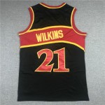 Maglia NBA 21 Wilkins Hawks Nero