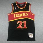 Maglia NBA 21 Wilkins Hawks Nero