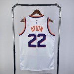 Maglia NBA 22 Ayton Phoenix Suns 23-24 Association Bianco