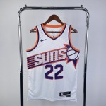 Maglia NBA 22 Ayton Phoenix Suns 23-24 Association Bianco