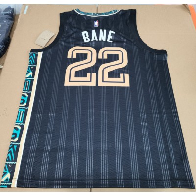 Maglia NBA 22 Bane Grizzlies 20-21 city Nero Stampato