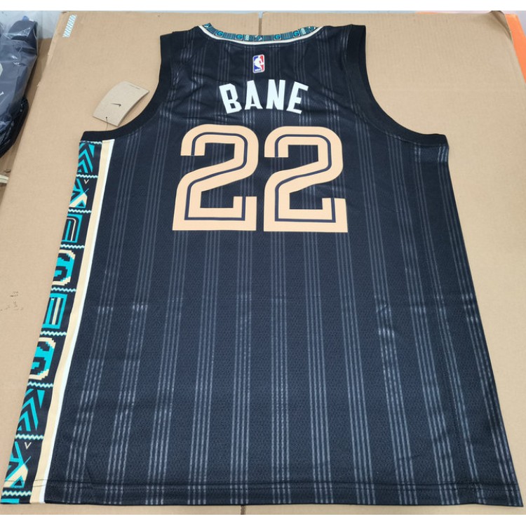 Maglia NBA 22 Bane Grizzlies 20-21 city Nero Stampato