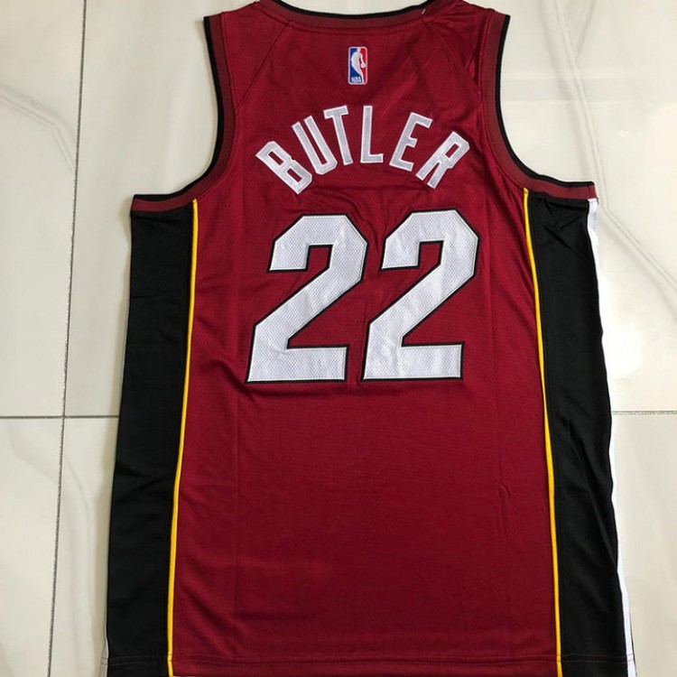 Maglia #22 Butler Miami Heat Autentico Rosso