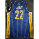 Maglia #22 LeVerde Indiana Pacers 2020-21 city Blu Stampato