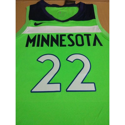 Maglia NBA 22 Wiggins Timberwolves 2018Verde