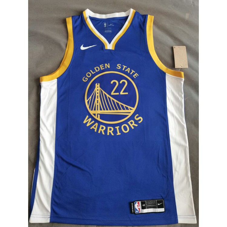 Maglia NBA 22 Wiggins Warriors 20-21 new Blu