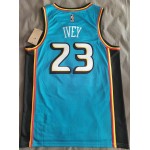 Maglia #23 Ivey Detroit Pistons 22-23 classic Blu Ricamato logos