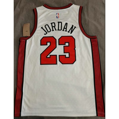 Maglia NBA 23 Jordan Bulls 22-23 city Bianco Stampato