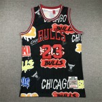 Maglia NBA 23 Jordan Bulls Graffiti