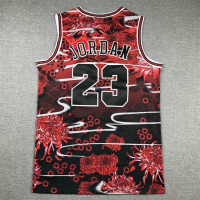 Maglia NBA 23 Jordan Bulls Rabbit Year Ricamato