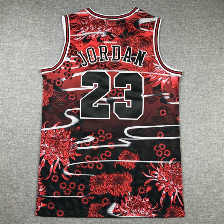 Maglia NBA 23 Jordan Bulls Rabbit Year Ricamato