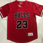 Maglia 23 Jordan Chicago Bulls Hardwood Classics Manica Corta Red