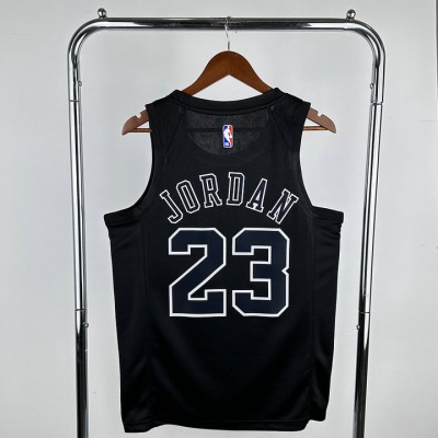 Maglia NBA 23 Jordan Chicago Bulls MVP Nero Stampato