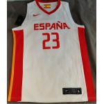 Maglia 23 LLULL Spain FIBA Basketball world cup Bianco