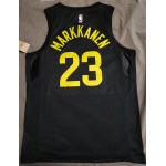 Maglia NBA 23 Lauri Markkanen Jazz 22-23 Nero Stampato