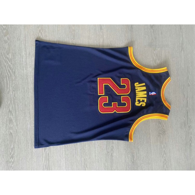 Maglia #23 Lebron James 2015-16 Cavaliers Autentico Blu