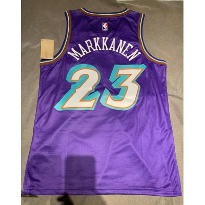 Maglia NBA 23 Markkanen Jazz Retro Viola