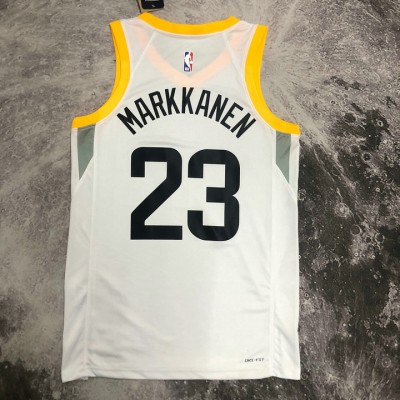 Maglia NBA 23 Markkanen Utah Jazz 22-23 Association Bianco