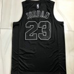 Maglia NBA 23 Michael Jordan MVP Autentico Nero