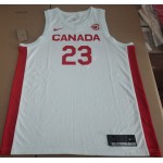 Maglia 23 P.SCRUBB Canada 2023 Bianco