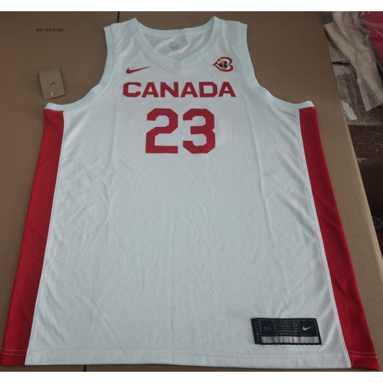 Maglia 23 P.SCRUBB Canada 2023 Bianco