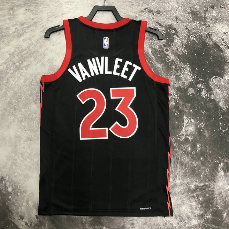 Maglia #23 Vanvleet Raptors 20-23 statement Nero