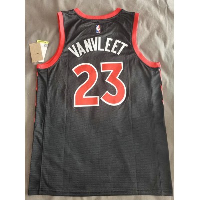 Maglia #23 Vanvleet Raptors Nero Statement Edition