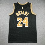 Maglia NBA 24 Bryant Lakers 2024-25 Nero Ricamato