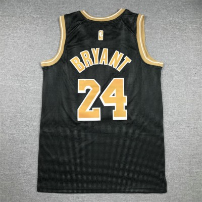 Maglia NBA 24 Bryant Lakers 2024-25 Nero Ricamato